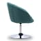 Manhattan Comfort Hopper Swivel Adjustable Height Chair in Sky Blue and Polished Chrome AC036-SB - alternate 4